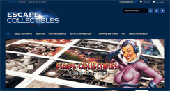 Desktop Screenshot of escapecollectibles.com